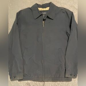 Ll Bean Men’s Jacket Black Size Medium Full Zip
